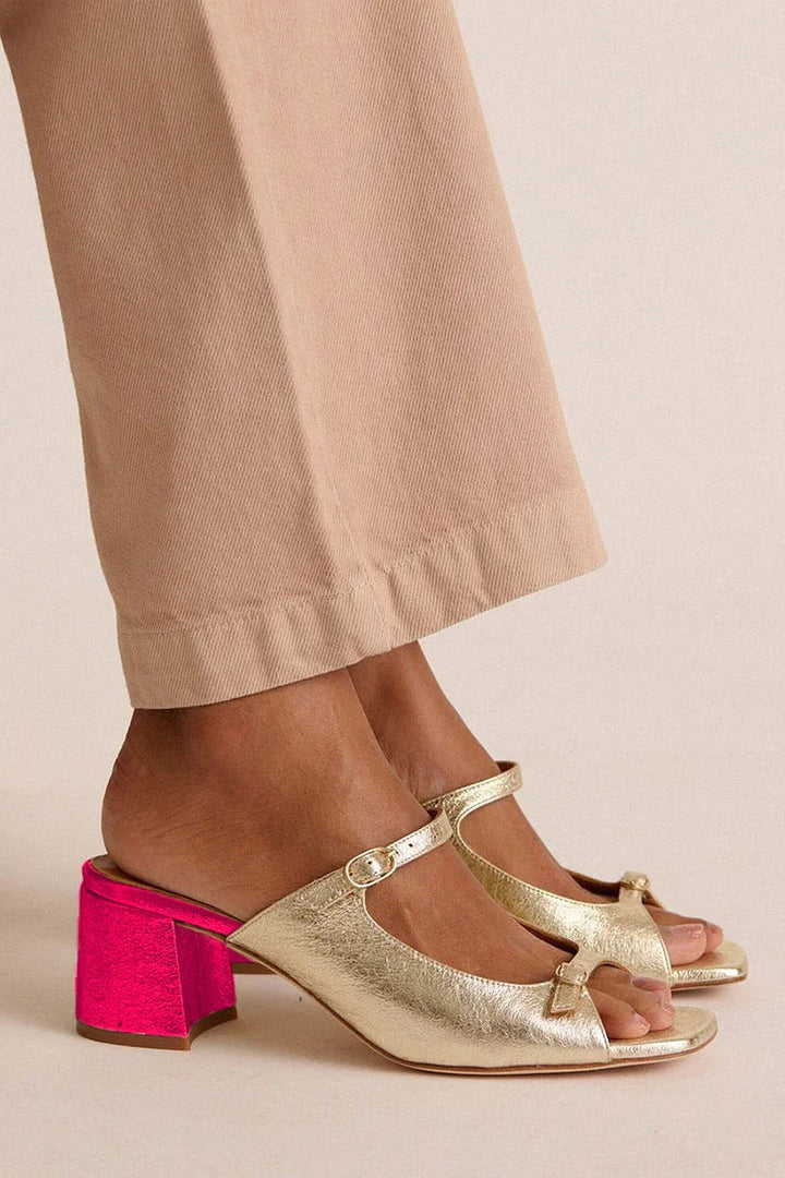 RUBY | Block Toe Heeled Sandals