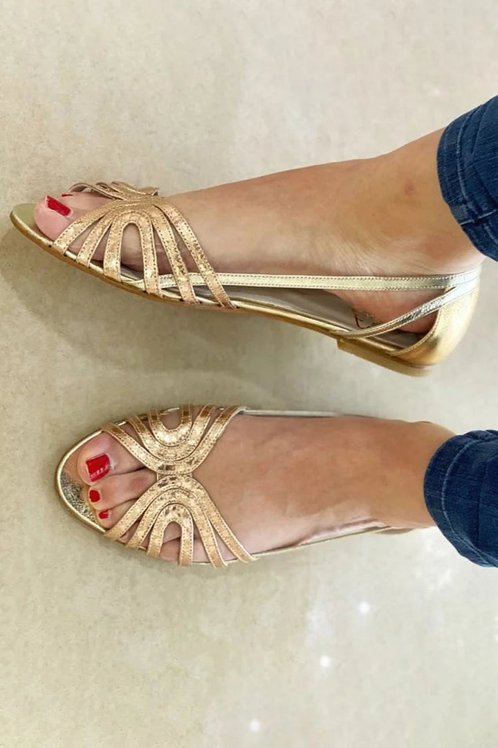 FLORENCE | Metallic Shine Sandals