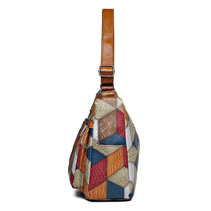 Nella | Patchwork Shoulder Bag