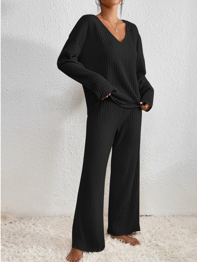 Evangeline - Ribbed Knit Lounge Set