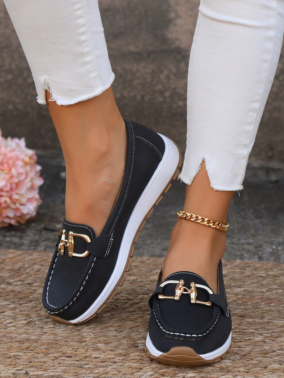 Freya | Flat Buckle Loafers