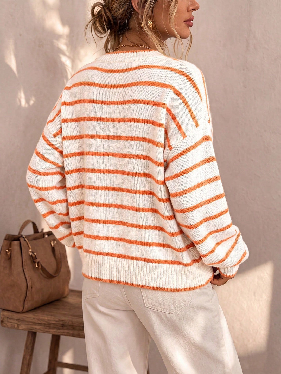 Céliane | Striped Knit Cardigan