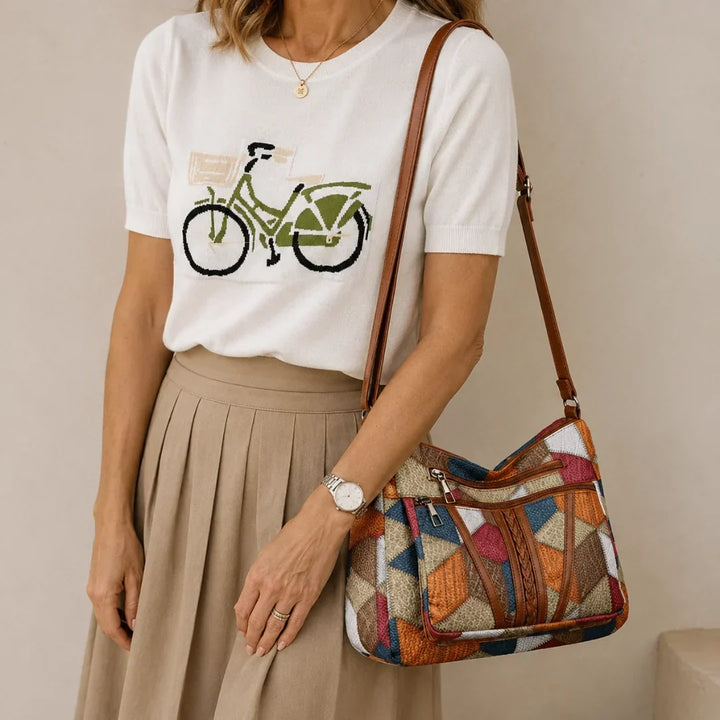 Nella | Patchwork Shoulder Bag