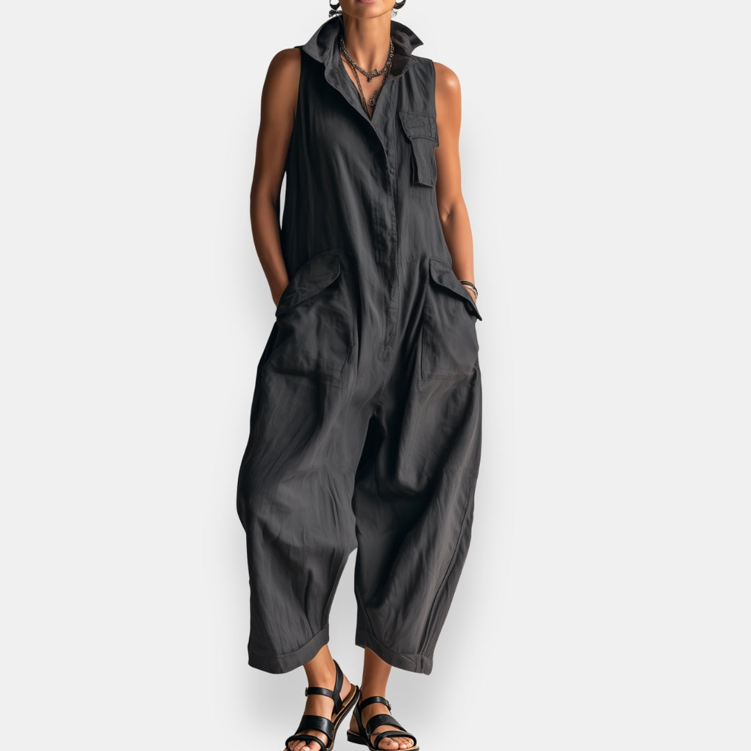 Geraldine | Oversize Sleeveless Jumpsuit