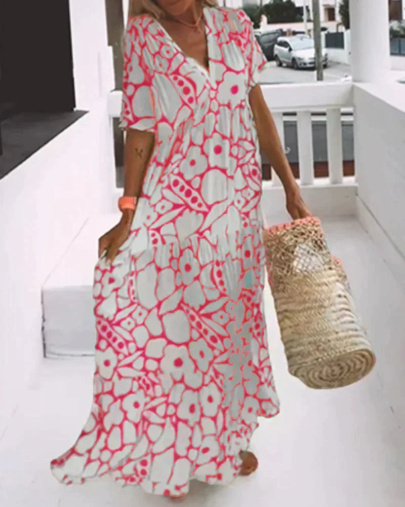 Lily™ | Floral Boho Maxi Dress