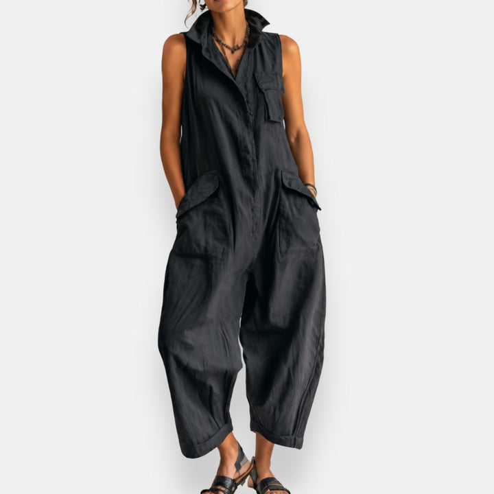 Geraldine | Oversize Sleeveless Jumpsuit