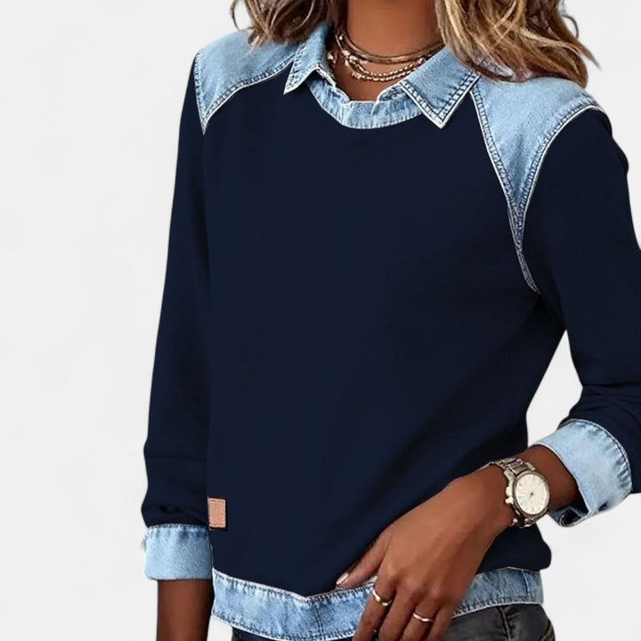 Trendy Long Sleeve Blouse