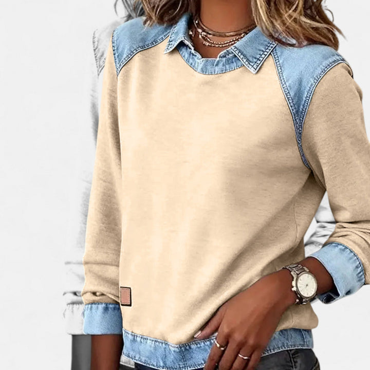 Trendy Long Sleeve Blouse