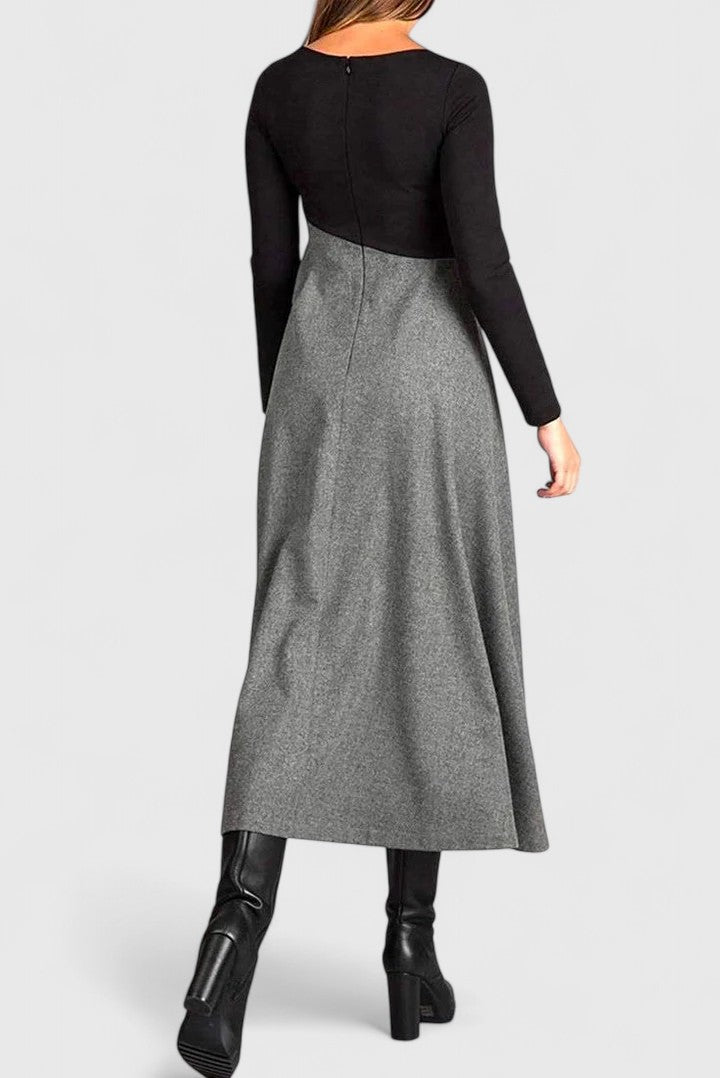 Jamie | Elegant Long Sleeve Maxi Dress