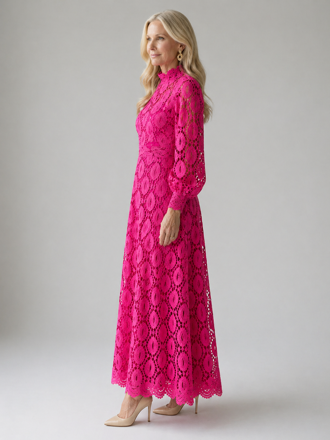 Grace & Parker™ | Lace Midi Dress
