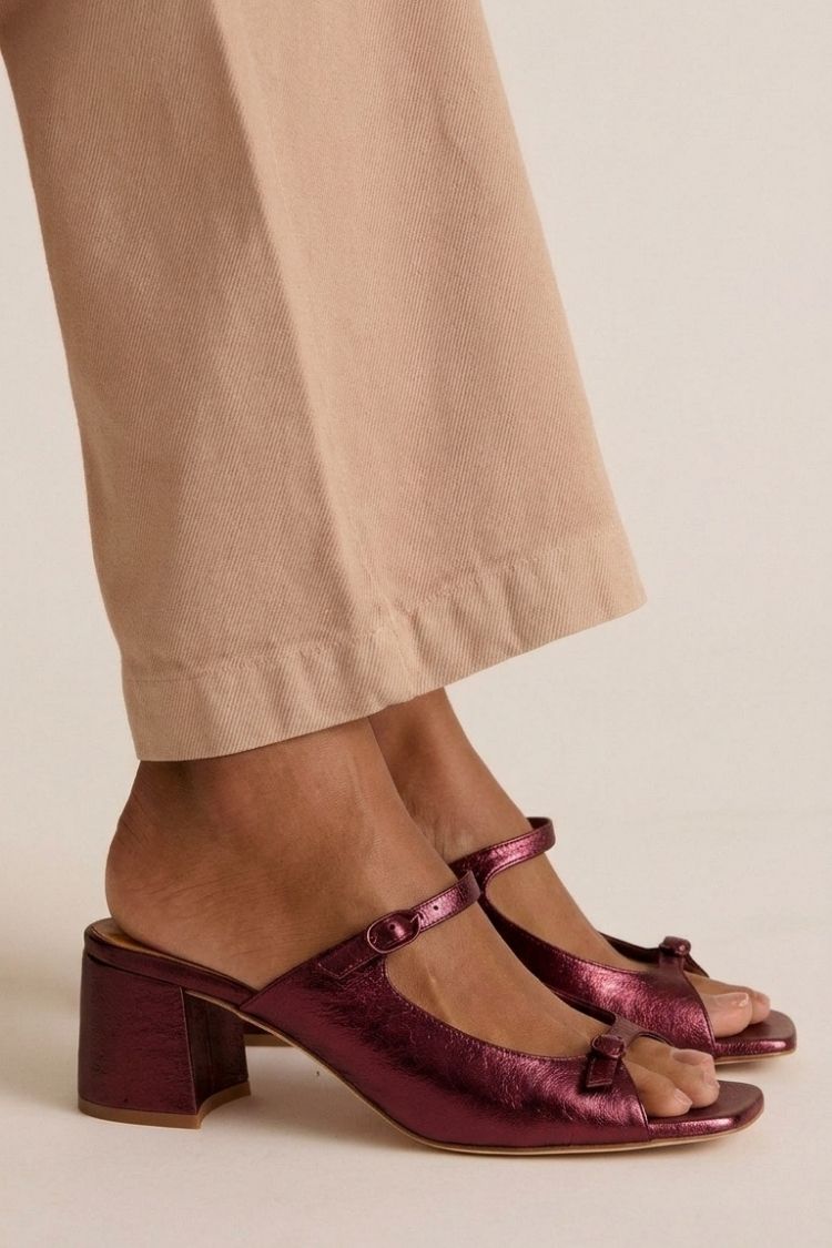 RUBY | Block Toe Heeled Sandals
