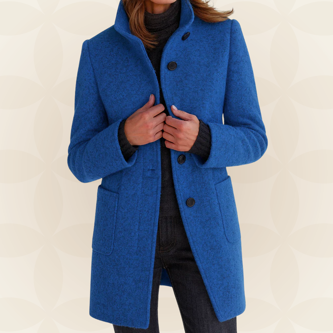 Anna | Comfortable Women's Coat with High Collar