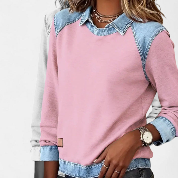 Trendy Long Sleeve Blouse