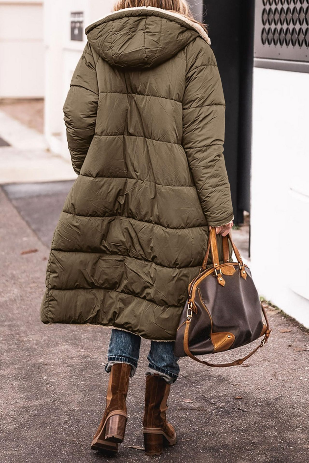 Johna – Luxe Reversible Sherpa Coat