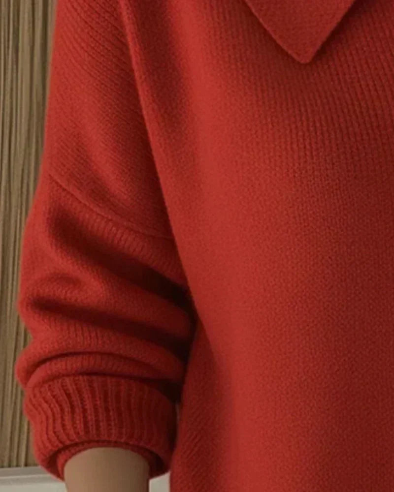 Vega | Knit Cardigan with Shirt Collar