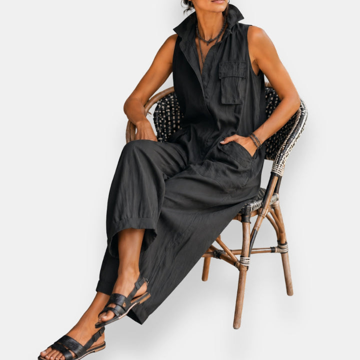Geraldine | Oversize Sleeveless Jumpsuit