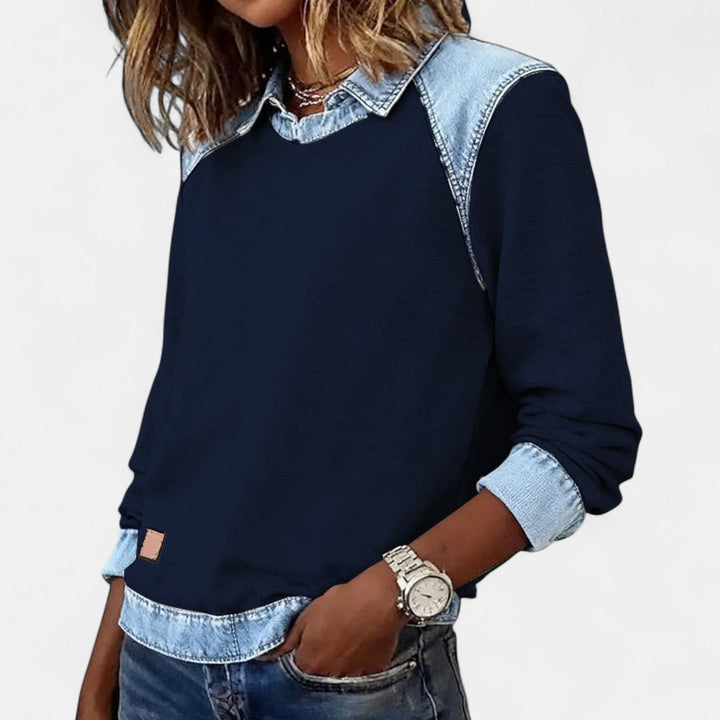 Trendy Long Sleeve Blouse