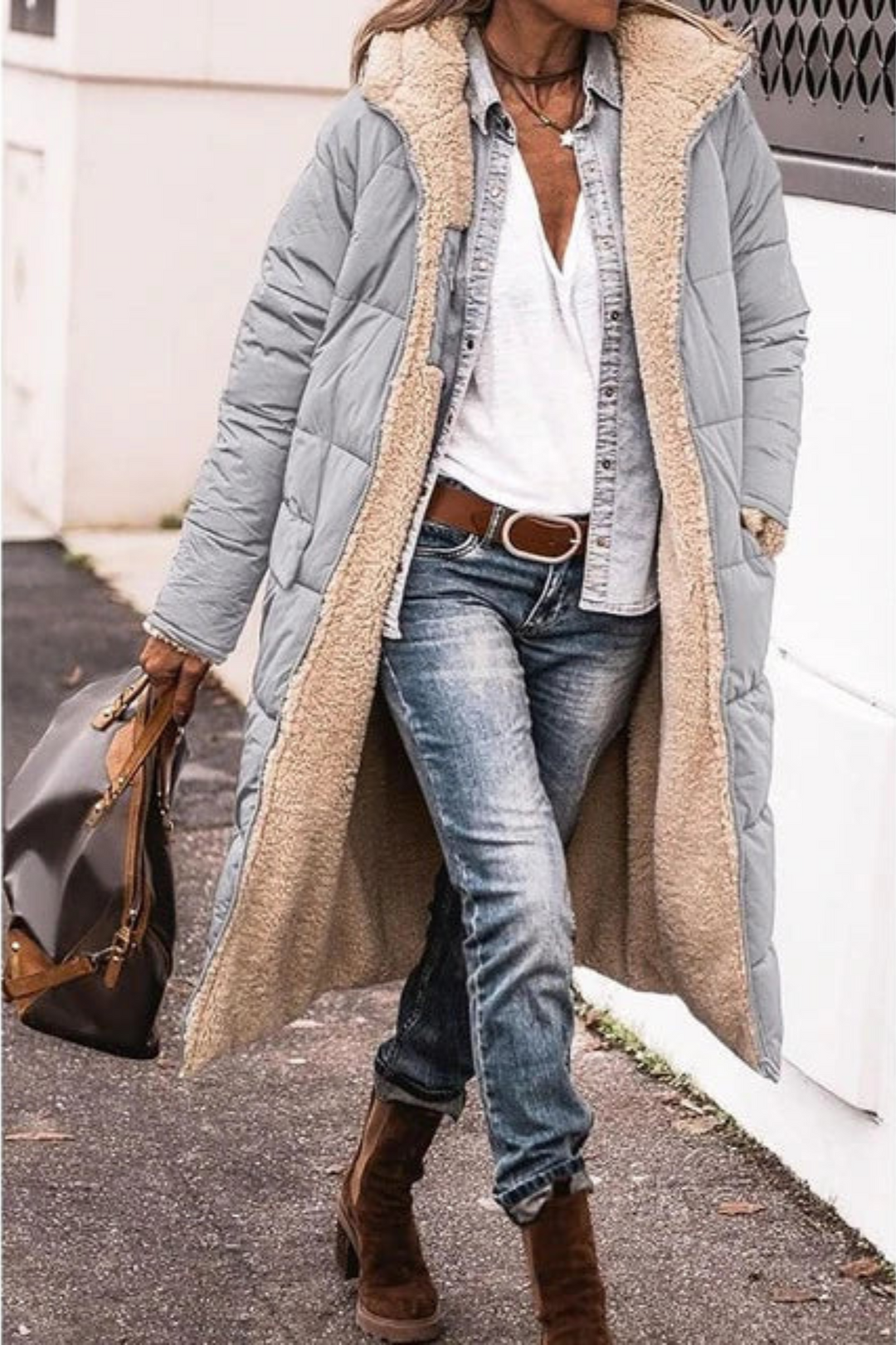 Elegant Reversible Coat for Women