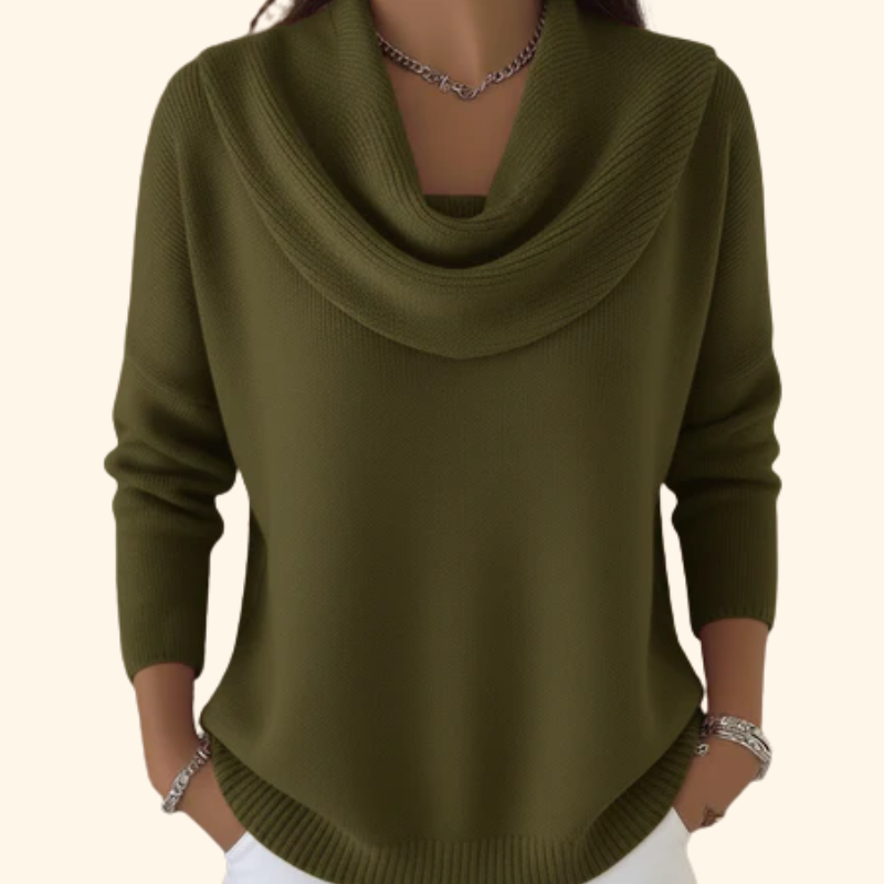 Julia | Cowl Neck Pullover