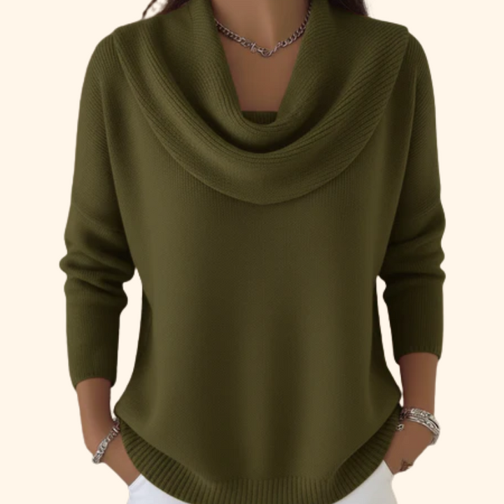 Julia | Cowl Neck Pullover