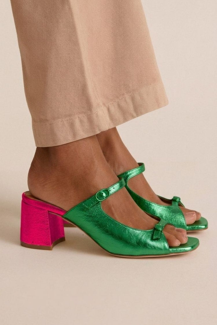 RUBY | Block Toe Heeled Sandals
