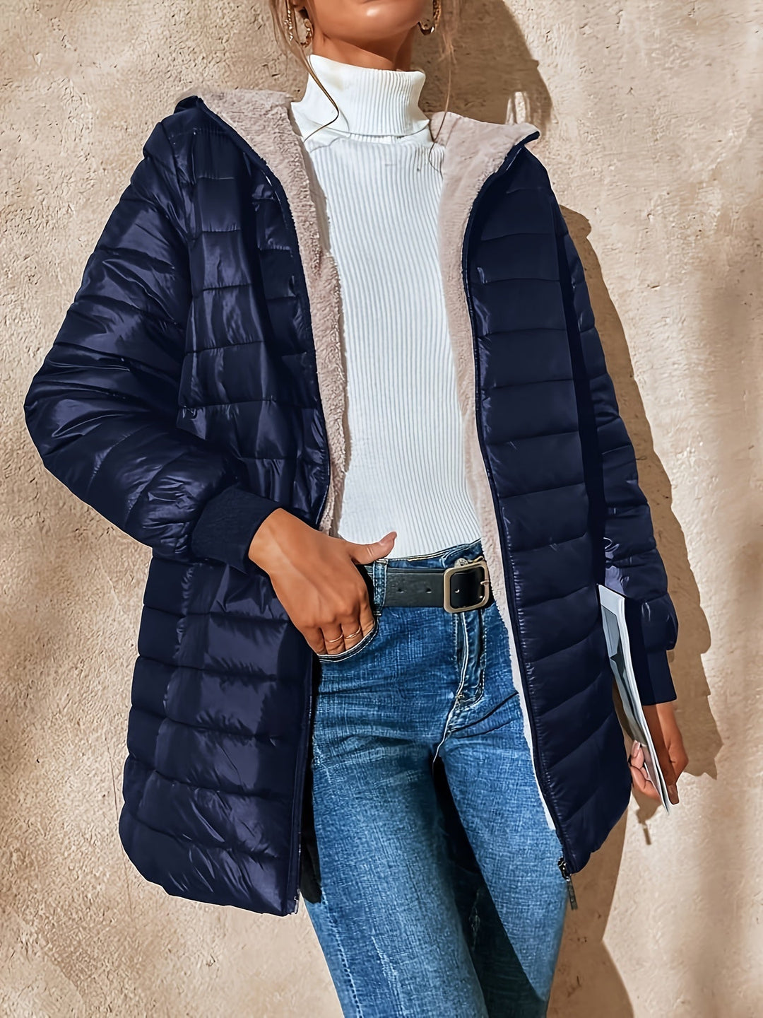 Michèle | Long Waterproof and Elegant Coat