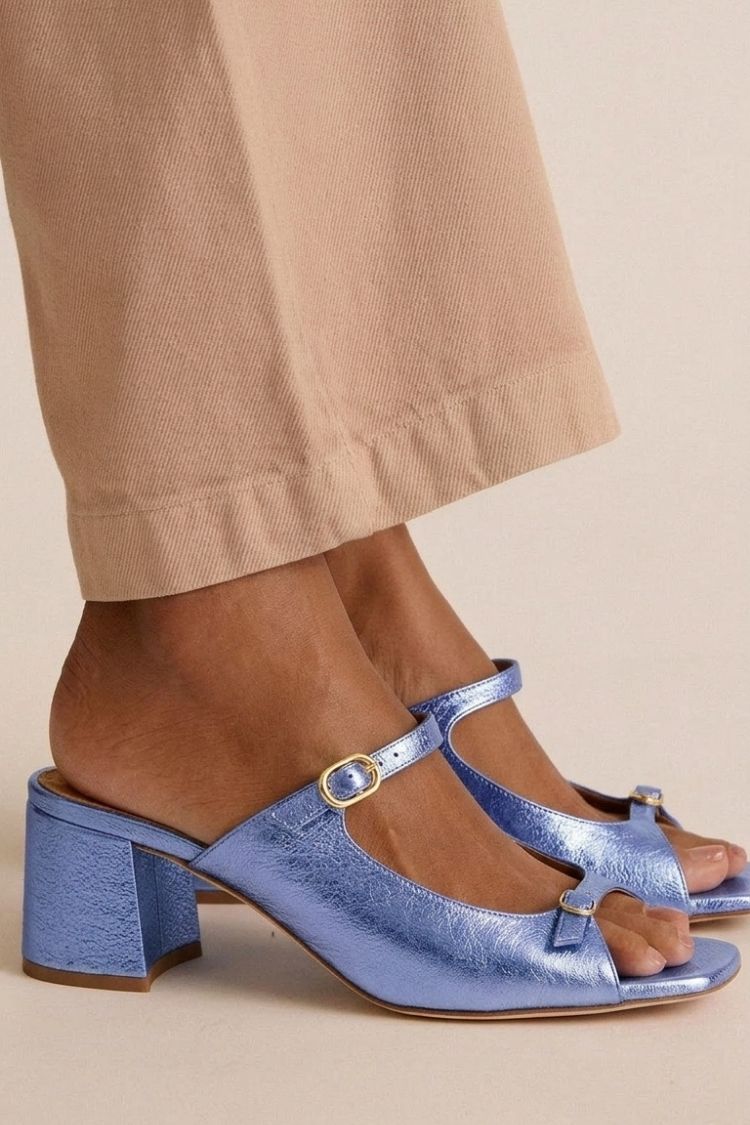 RUBY | Block Toe Heeled Sandals