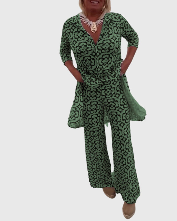 Jamie | Elegant Vintage Two-Piece Set