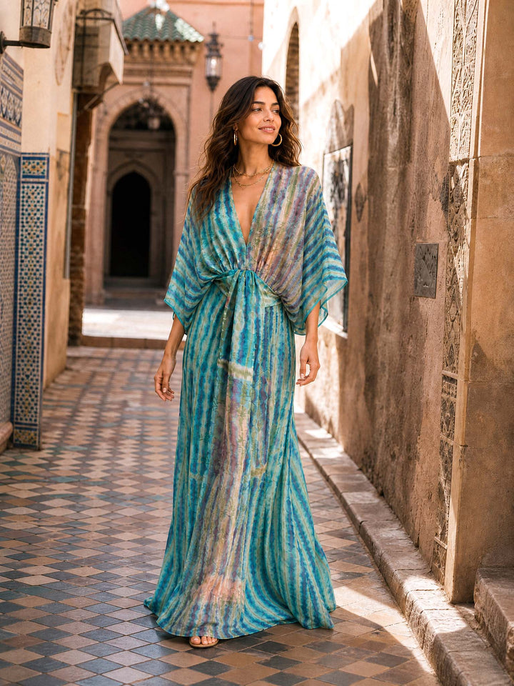 Illusion-2 | Elegant Printed Dress