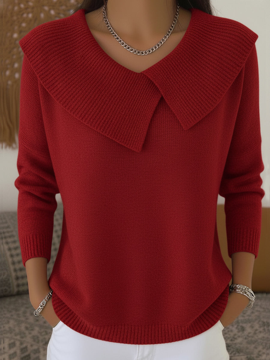 Soledad | Pullover with Peter Pan Collar