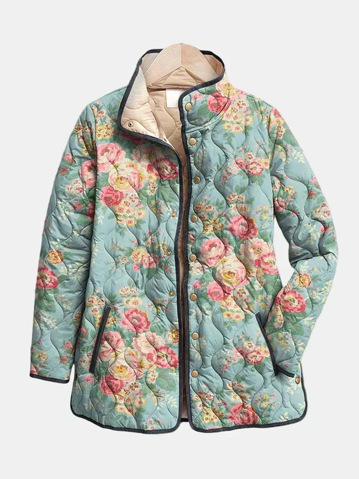 Simone | Quilted Floral Jacket