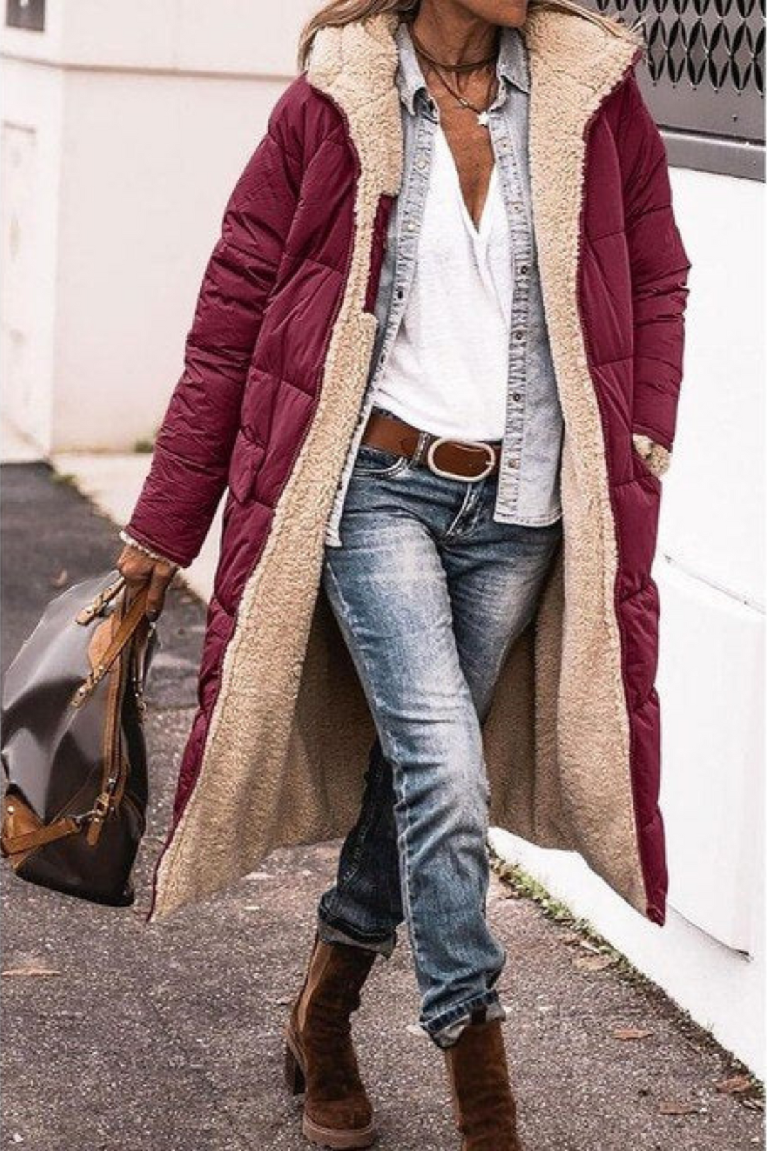 Elegant Reversible Coat for Women