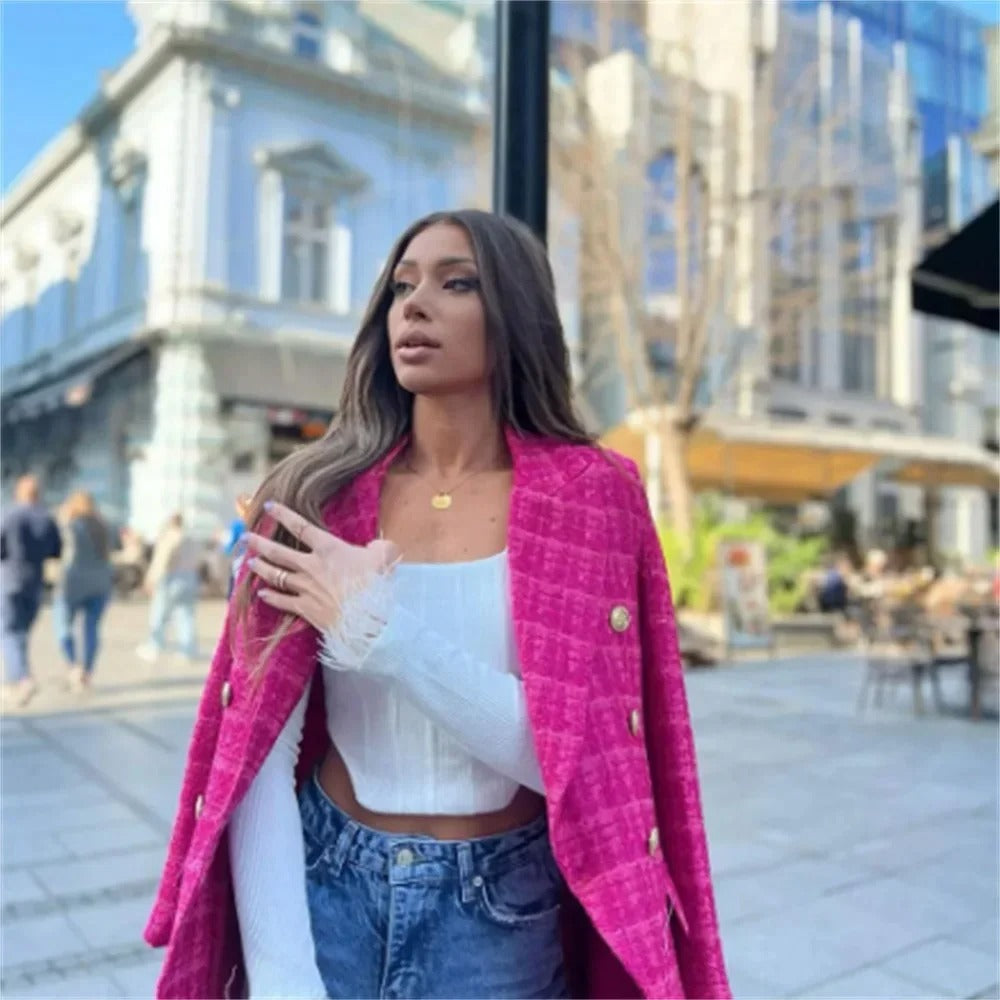 Amelia™ - Stylish Tweed Blazer