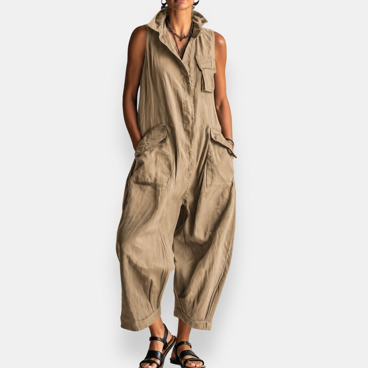 Geraldine | Oversize Sleeveless Jumpsuit