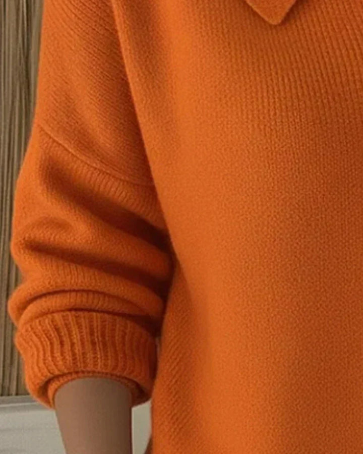 Vega | Knit Cardigan with Shirt Collar
