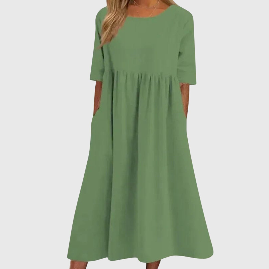 Jamie | Elegant Short-Sleeved Dress