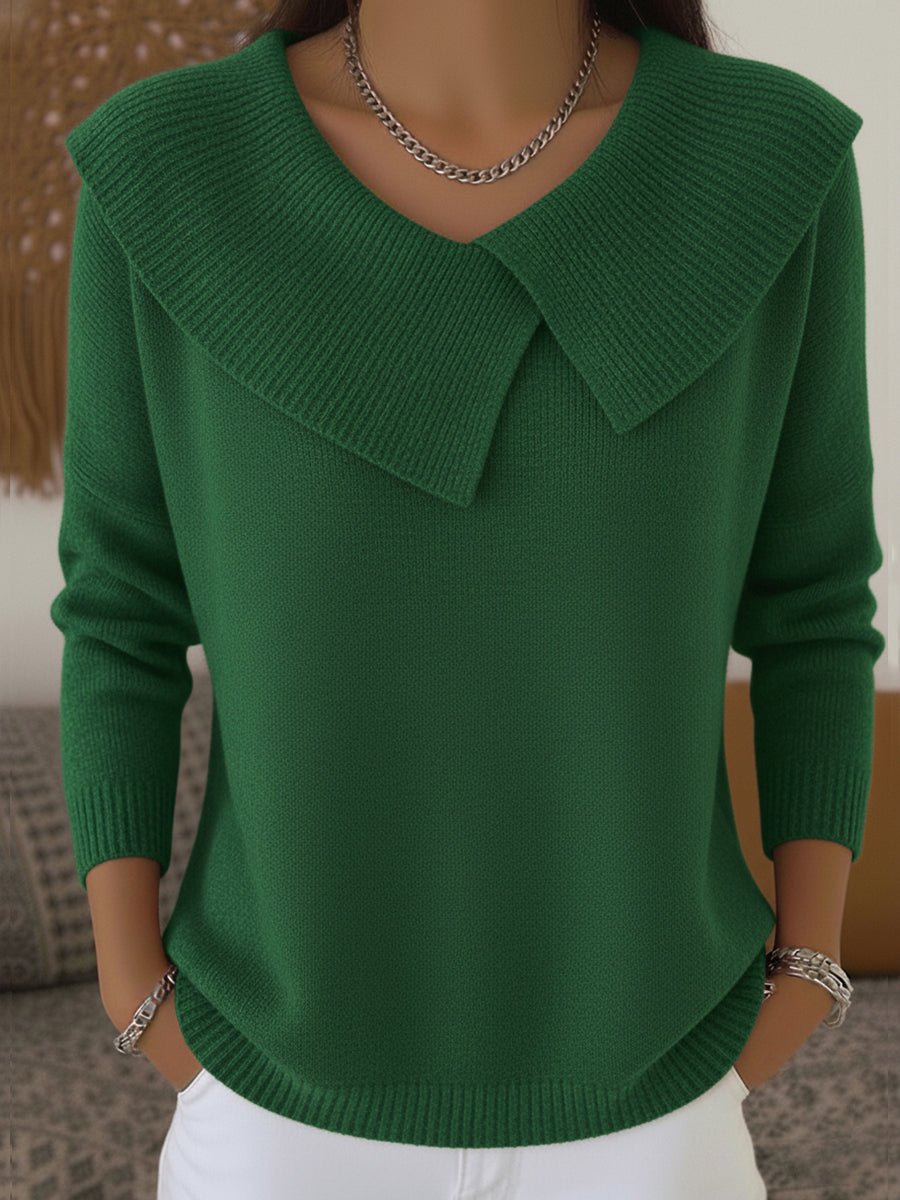 Soledad | Pullover with Peter Pan Collar