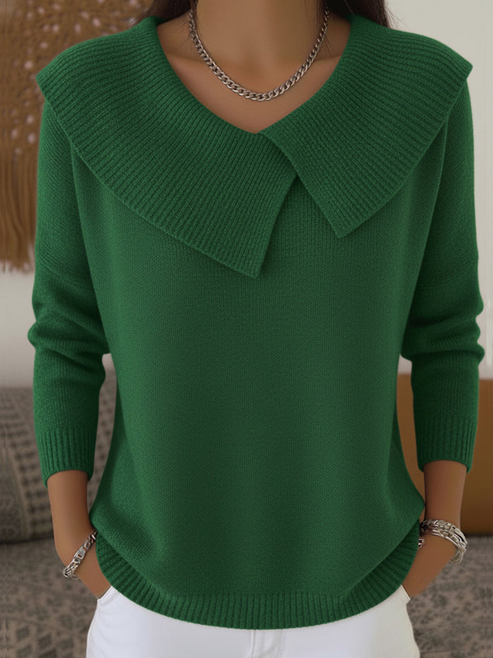Soledad | Pullover with Peter Pan Collar