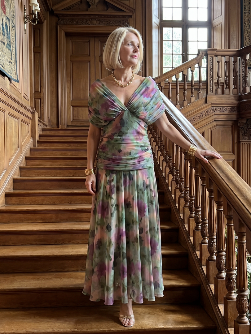 Calen | Off Shoulder Midi Dress