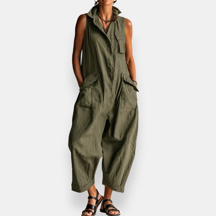 Geraldine | Oversize Sleeveless Jumpsuit