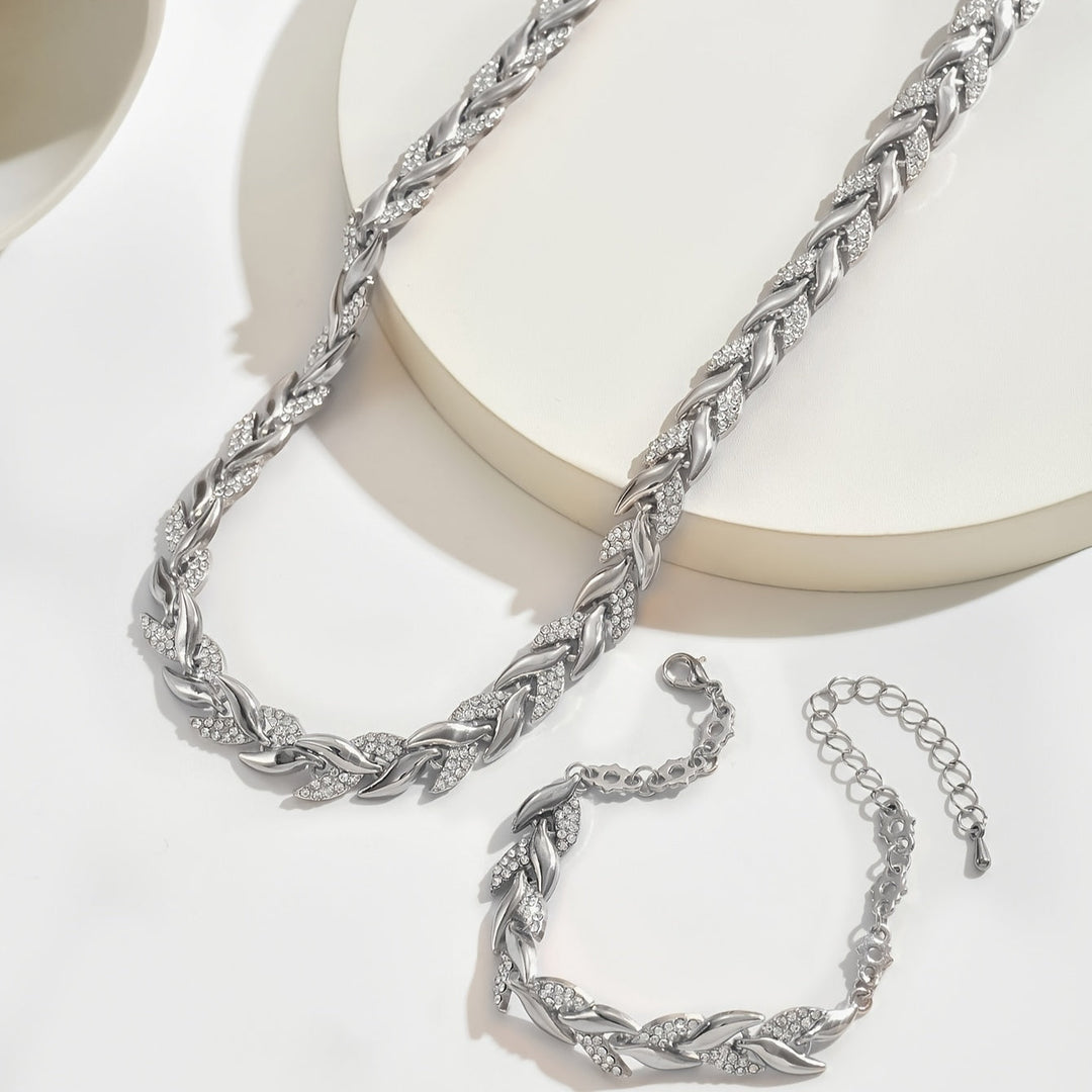 Lucia | Twisted Crystal Jewelry Set