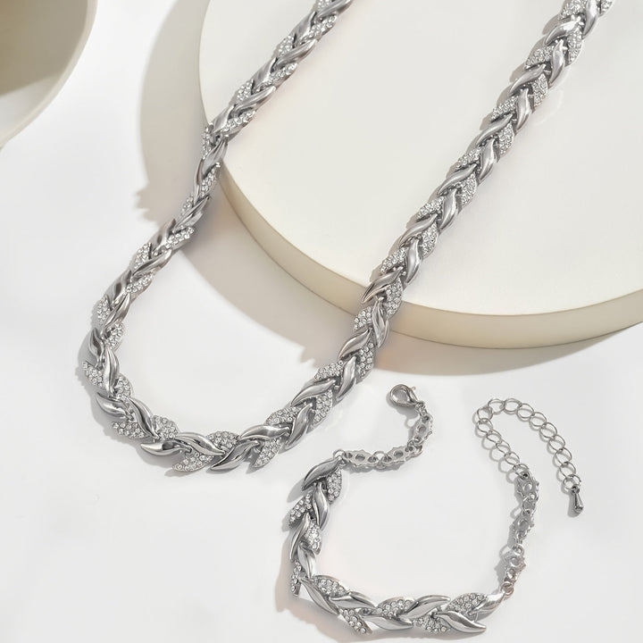 Lucia | Twisted Crystal Jewelry Set
