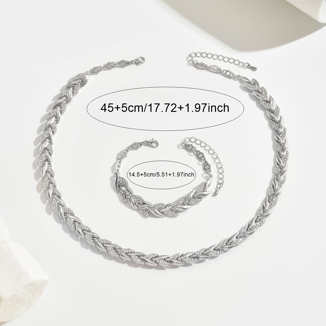 Lucia | Twisted Crystal Jewelry Set