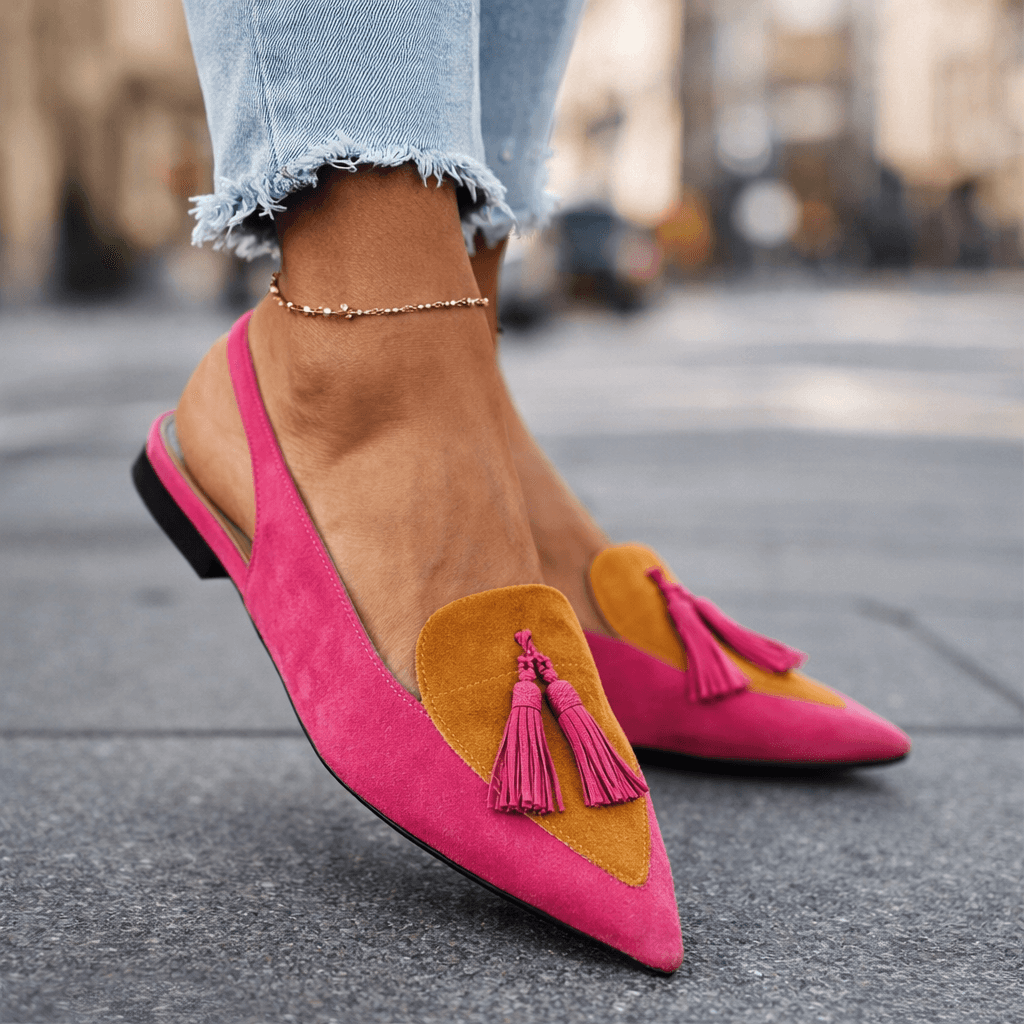 Elly | Sandals with straps and tassels