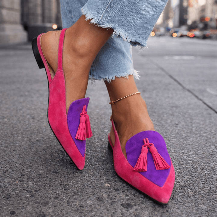 Elly | Sandals with straps and tassels