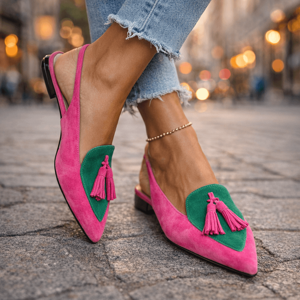 Elly | Sandals with straps and tassels