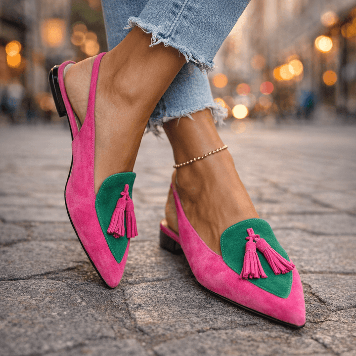 Elly | Sandals with straps and tassels