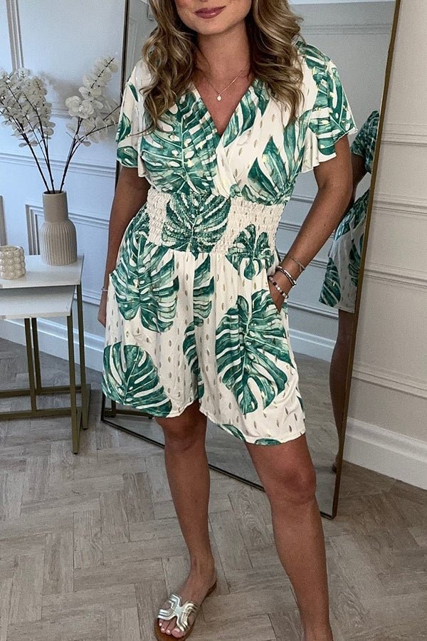 Ariella | Chic Leaf Print