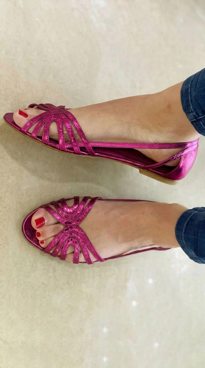 FLORENCE | Metallic Shine Sandals