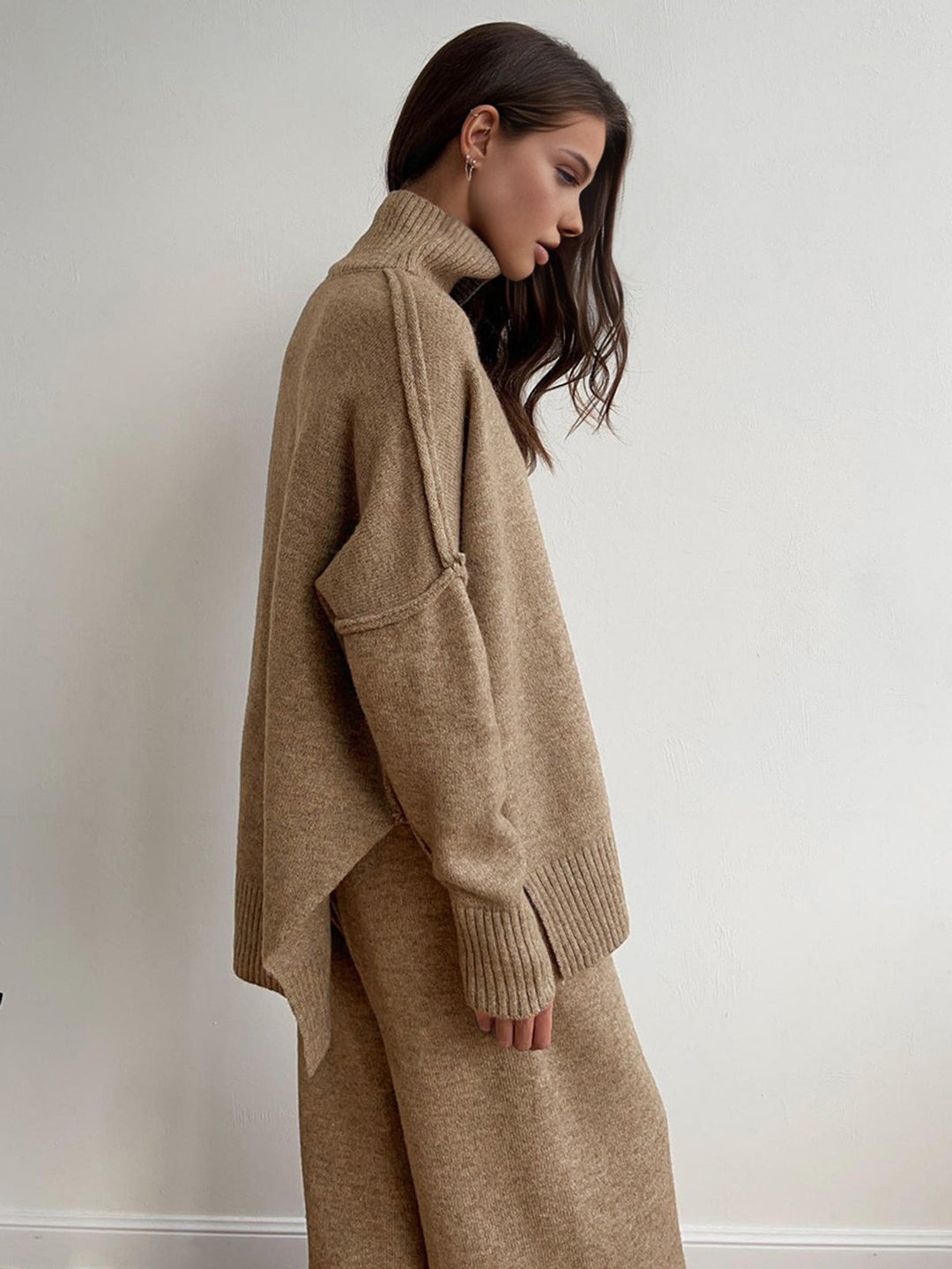 Teresa - Premium Knit Turtleneck Lounge Set